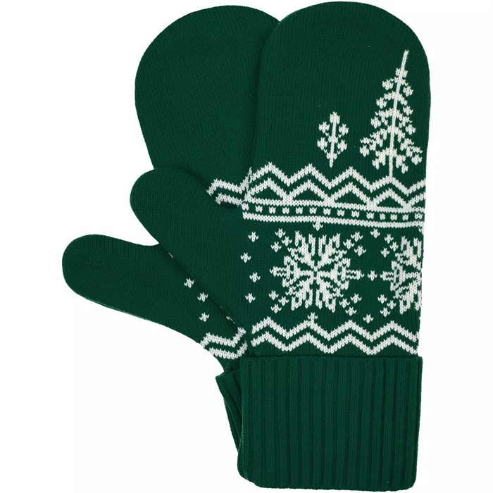 Варежки Elnik, зеленые с молочно-белым 16737.69