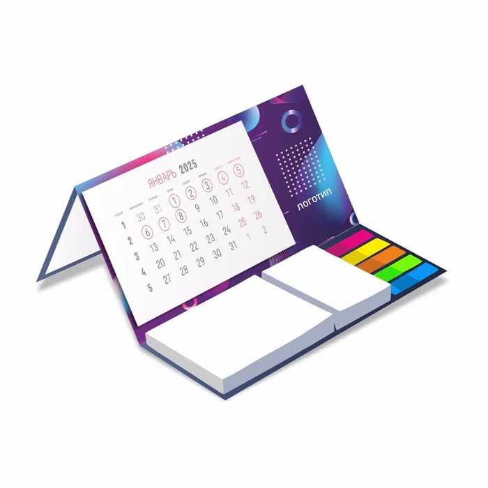 Календарь настольный Sticky на заказ, ver.2, 100 листов 18514.02