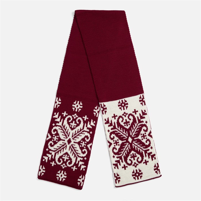 Шарф Wintertude M, красный с белым 21285.56