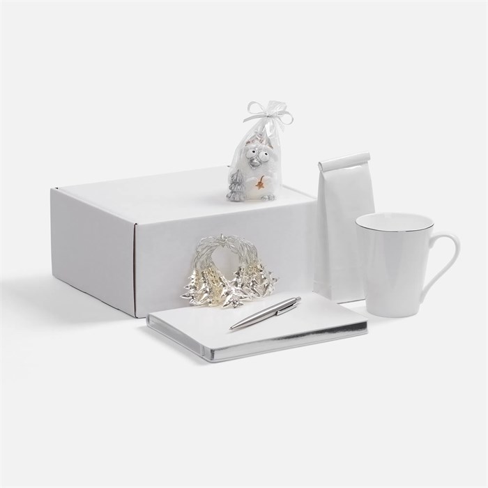 Набор «Планы на счастье», белый с серебристым 22604.61