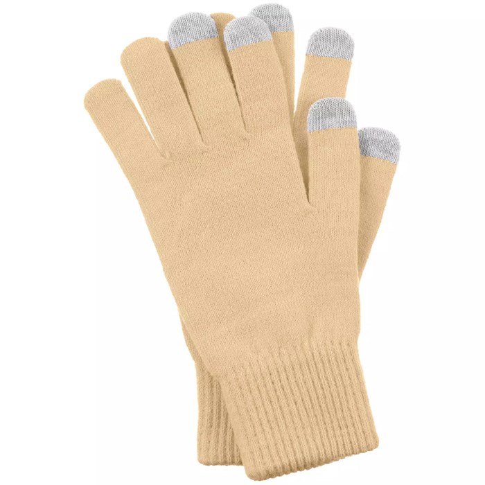 Перчатки сенсорные Urban Flow, бежевые 16664.12