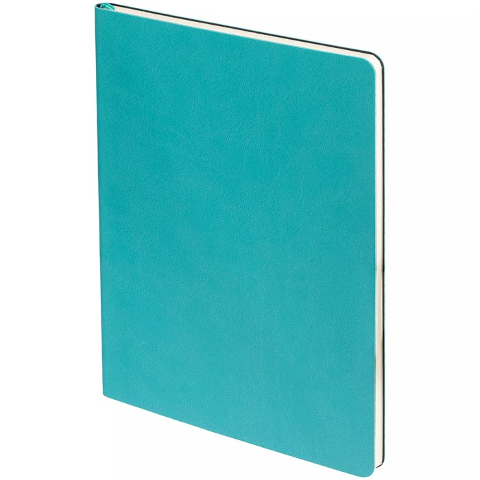 Блокнот Verso в клетку, бирюзовый 15587.19