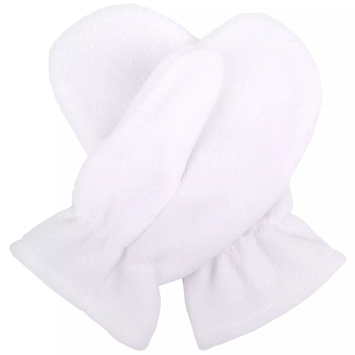 Варежки Fleecy, белые 17483.60