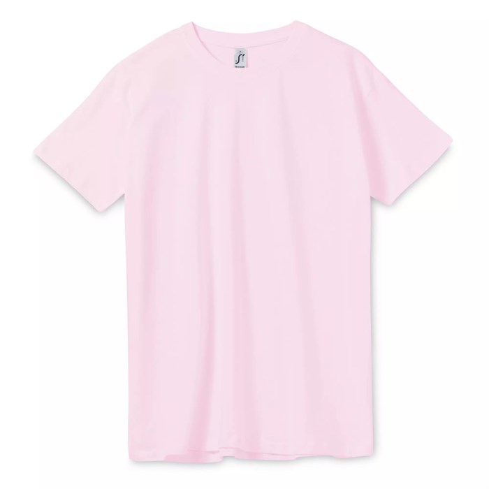 Футболка унисекс Regent 150, светло-розовая 1376.15