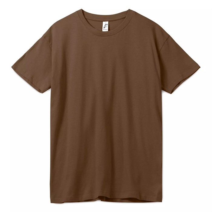 Футболка унисекс Regent 150, коричневая 1376.93