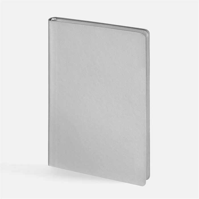 Блокнот Flex Shall ver.2, серебристый 24021.10