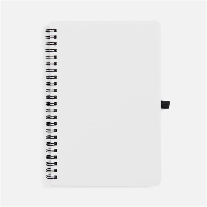 Блокнот на пружине Stone Line, белый 25689.60