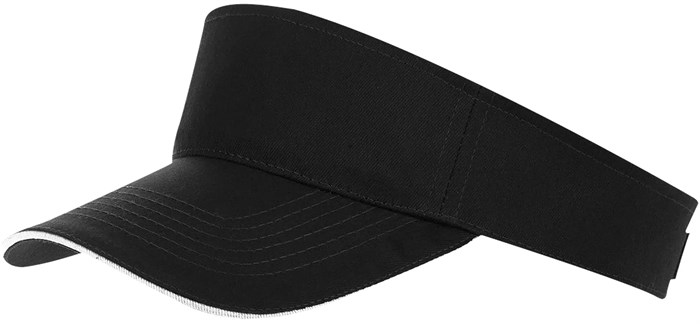 Козырек Ace, черный с белым 01196935TUN