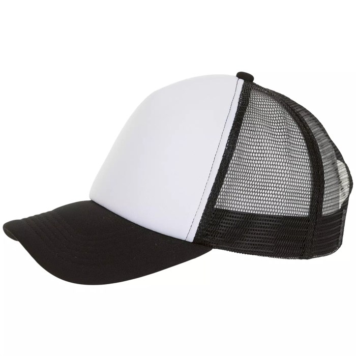 Бейсболка Bubble, черная с белым 01668906TUN