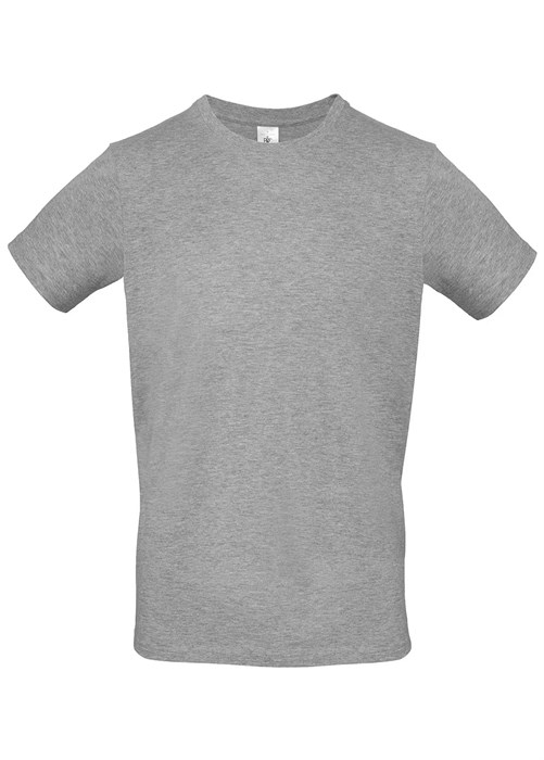 Футболка мужская E150, серый меланж TU01T620