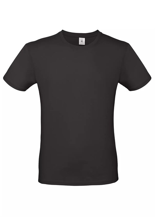 Футболка мужская E150, черная TU01T002