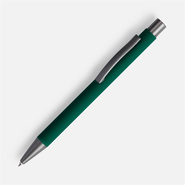 Ручка шариковая Atento Soft Touch, зеленая 16427.90