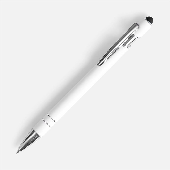 Ручка шариковая Pointer Soft Touch со стилусом, белая 16426.60