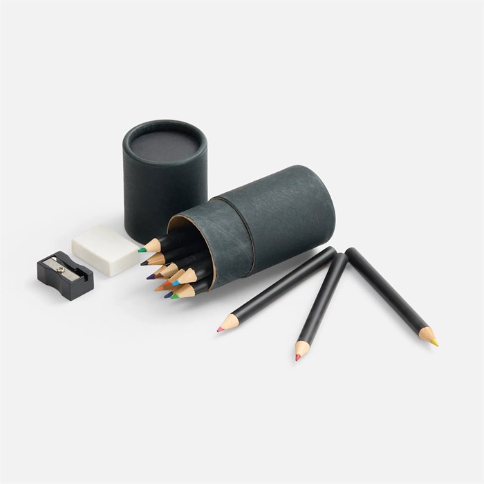 Набор цветных карандашей Pencilvania Tube Plus, черный 15634.30