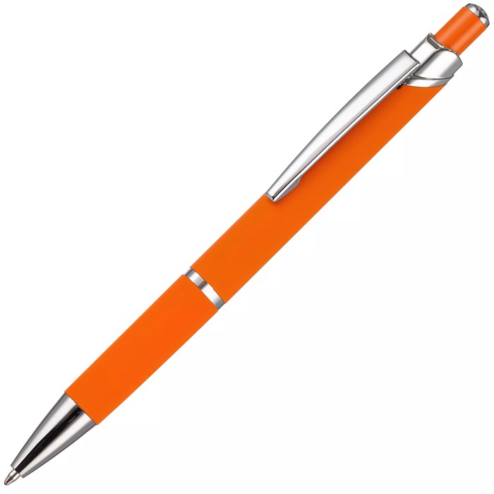 Ручка шариковая Chromos Soft Touch, оранжевая 17694.20
