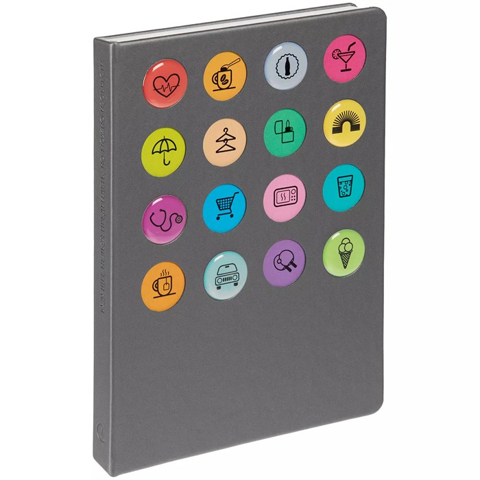 Ежедневник «История изобретений», недатированный, серый 4608.10