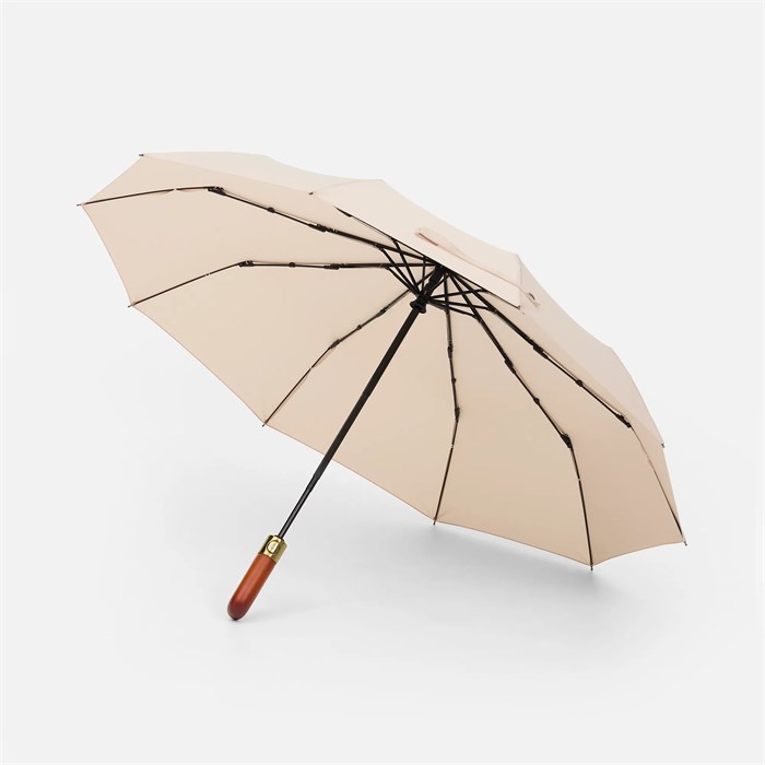 Зонт складной Cloudburst в подарочной упаковке, бежевый 17192.00