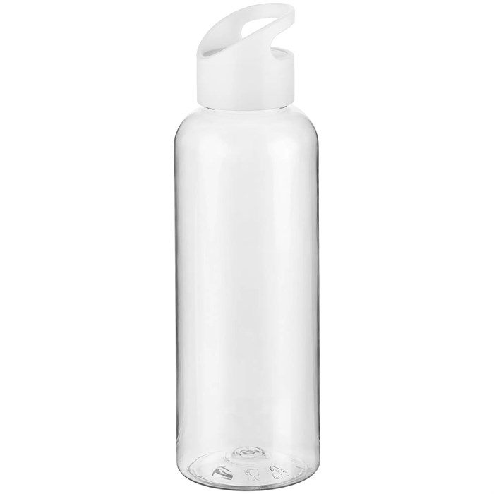 Бутылка для воды Plaske, прозрачная с белой крышкой 16554.60