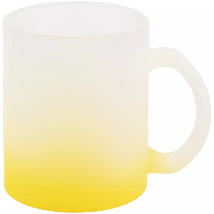 Кружка Grade Fade для сублимационной печати, матовая, желтая 15758.80