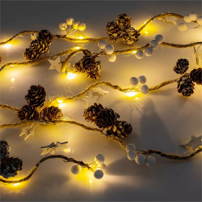 Светодиодная гирлянда Cones and Berries 15449.60