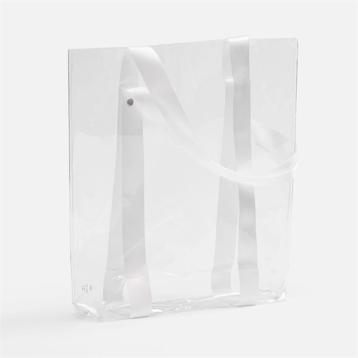 Шопер Clear Fest, ver.2, прозрачный с белыми ручками 19938.60