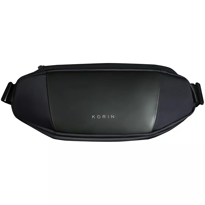 Сумка кросс-боди FlipSling, черная с зеленым 14386.39