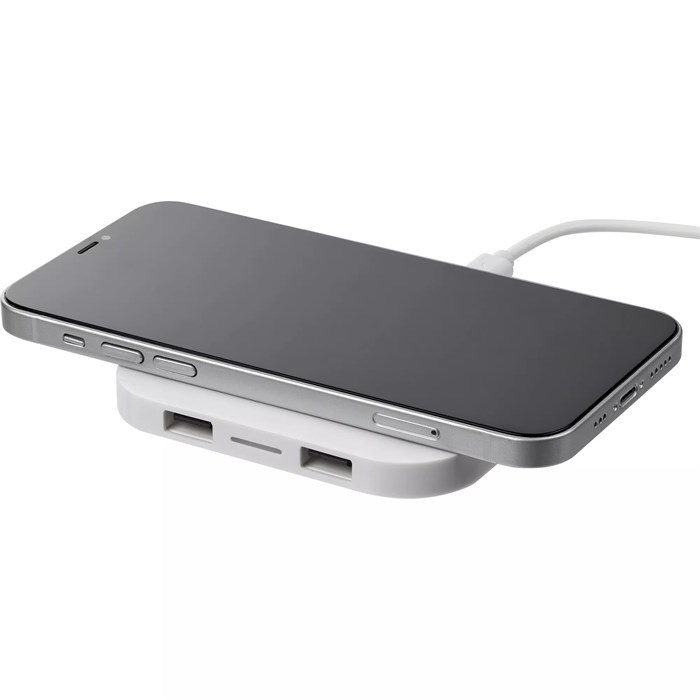 Беспроводное зарядное устройство Interra Plus, белое 24304.60