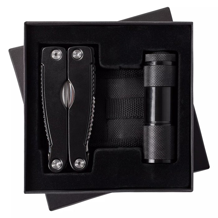 Набор Handmaster: фонарик и мультитул, черный 3495.30