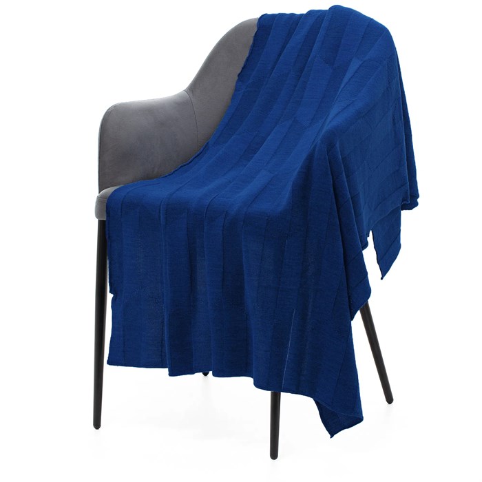 Плед Rombus, темно-синий (кобальт) 19623.47