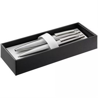 {{photo.Alt || photo.Description || 'Набор из механического карандаша и ручки Poetica, серебристый'}}