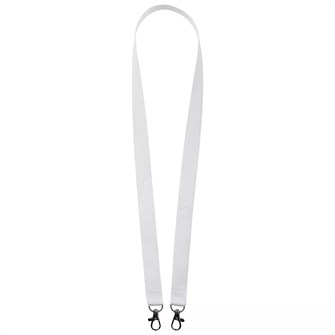 {{photo.Alt || photo.Description || 'Лента для бейджа с 2 карабинами Carabine Duo, белая'}}