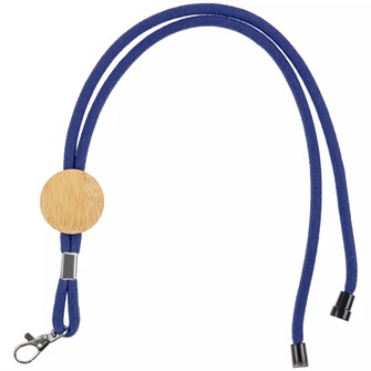 {{photo.Alt || photo.Description || 'Шнурок для бейджа Tube Wood, синий'}}