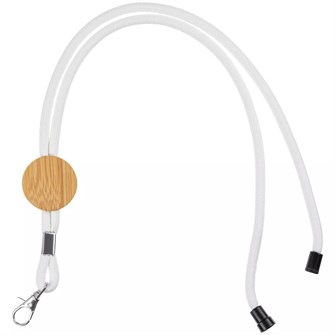 {{photo.Alt || photo.Description || 'Шнурок для бейджа Tube Wood, белый'}}