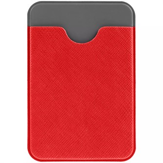 {{photo.Alt || photo.Description || 'Чехол для карты на телефон Devon, красный с серым'}}