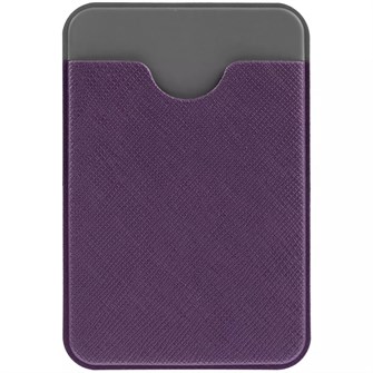 {{photo.Alt || photo.Description || 'Чехол для карты на телефон Devon, фиолетовый с серым'}}