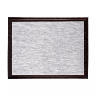 {{photo.Alt || photo.Description || 'Плакетка Plaque, малая, венге с серебристой пластиной'}}