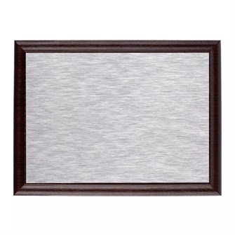 {{photo.Alt || photo.Description || 'Плакетка Plaque, малая, вишня с серебристой пластиной'}}