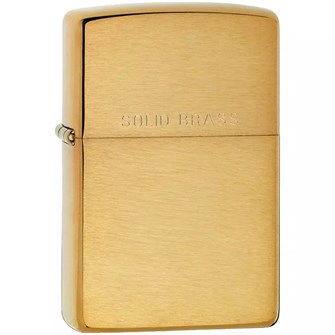 {{photo.Alt || photo.Description || 'Зажигалка Zippo Classic Brushed, золотистая'}}