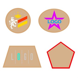 Шеврон из габардина Gabo L, бежевый 18313.16