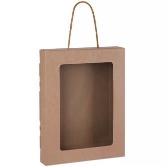 {{photo.Alt || photo.Description || 'Коробка Pacanelle, S, с бежевой ручкой'}}