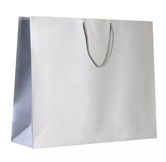 {{photo.Alt || photo.Description || 'Пакет бумажный «Блеск», большой, серебристый'}}