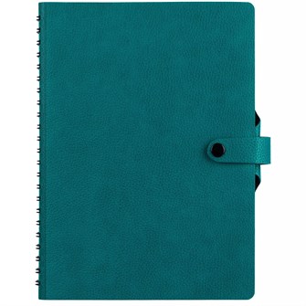 {{photo.Alt || photo.Description || 'Ежедневник Strep Front на заказ, недатированный, бирюзовый'}}