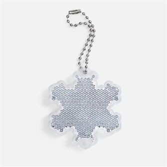 {{photo.Alt || photo.Description || 'Пешеходный светоотражатель с цепочкой «Снежинка», белый'}}