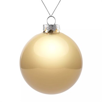 {{photo.Alt || photo.Description || 'Елочный шар Finery Gloss, 10 см, глянцевый золотистый'}}