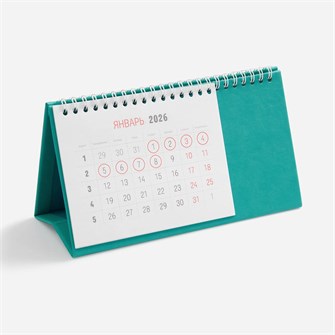 {{photo.Alt || photo.Description || 'Календарь настольный Brand, бирюзовый'}}