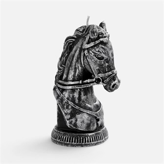 {{photo.Alt || photo.Description || 'Свеча фигурная «Бюст лошади», серебристая'}}