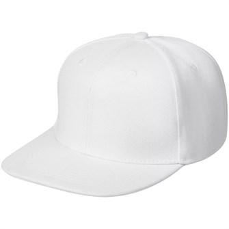 {{photo.Alt || photo.Description || 'Бейсболка Snapback с прямым козырьком, белая'}}