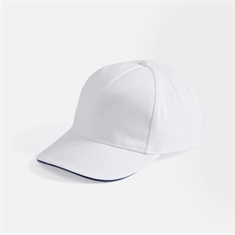 {{photo.Alt || photo.Description || 'Бейсболка Long Beach, белая с темно-синим'}}