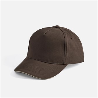 {{photo.Alt || photo.Description || 'Бейсболка Long Beach, коричневая с бежевым'}}