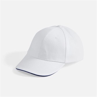 {{photo.Alt || photo.Description || 'Бейсболка Buffalo, белая с темно-синим'}}